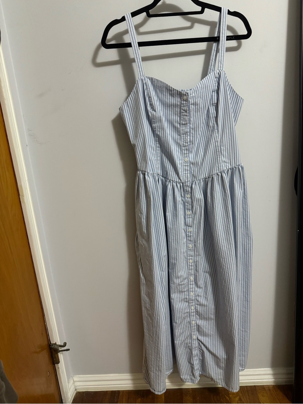 Levi’s ‘Adore’ Chambray Striped Midi Dress in XXL